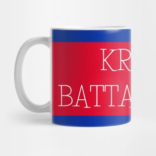 Krong Battambang City in Cambodian Flag Colors Mug